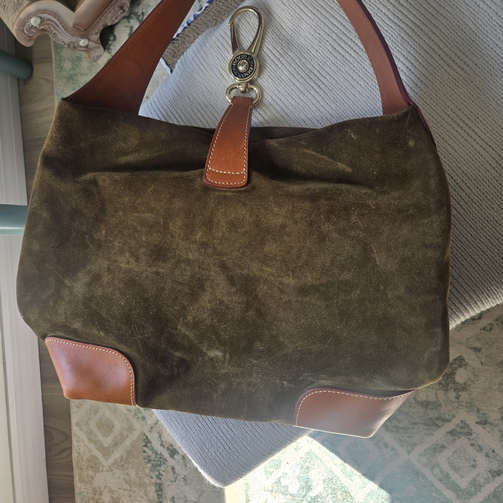 Dooney & Bourke Brown and Tan Hobo Bag - Picture 5 of 11